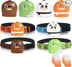 KunHe 8 Pack LED Kids Headlamp by KunHe