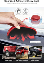 Loncaster Car Phone Holder, Car Phone Mount Silicone Car Pad Mat - Image 2