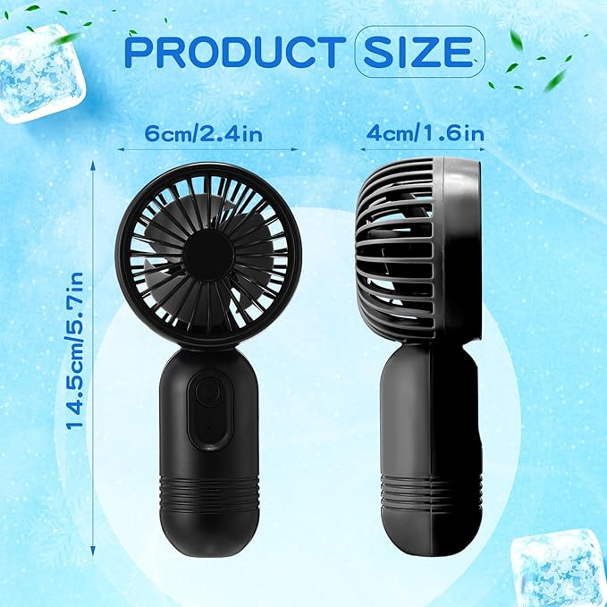 Rossesay 36 Pcs Mini Portable Fan Bulk Cute Handheld Lightweight Small Little - Image 2
