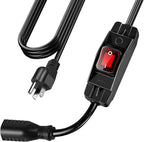 Extension Cord with Switch On/Off Waterproof Switch 35Ft No Plugging and by EasyToOperateLow-CostSolution
