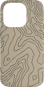 Coyote Country Guide Lines Topographical Contour Map Case by Unknown