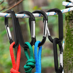 sprookber 3" Carabiner Clip Keychain, D Ring Caribeaner Clip, Key Clip - Image 5