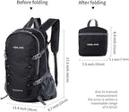 NODLAND Lightweight Backpack Travel 40L Foldable Water-Resistant Daypack - Image 2