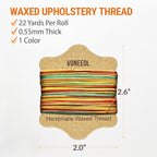 Upholstery Repair Kit: Waxed Sewing Thread & Heavy Duty Needles - Image 3