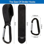 6 Pack Baby Stroller Hooks for Hanging Diaper Bags Pram Clips for Bags - Image 3