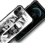 for iPhone 11 Pro Max Case, Lion Cross Jesus Christ Dove Pattern Graphic Design - Image 5