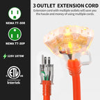 POWGRN 10 FT 12/3 Gauge Extension Cord - Image 2