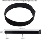 1.5 x 24 Inch Hook and Loop Cable Tie, 12 Pack Heavy Duty Adjustable Fastening - Image 6