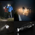 ULTRAFIRE 3 Pack Mini Flashlights Focus Adjustable SK68 Single Mode Tactical - Image 8