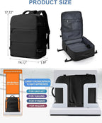 coowoz Large Travel Backpack Carry On - Image 4