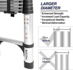 BOCOM 14.5 FT Aluminum Telescoping Ladder - Image 2