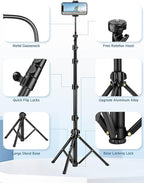 Nineigh Phone Tripod, Aluminum Tripods Stand - Image 8