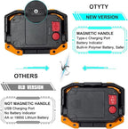 OTYTY LED Work Light Rechargeable, 30W 1500LM Battery Powered Portable Flood - Image 2