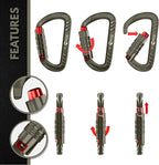 Rhino Produxs 12kN Heavy Duty Carabiner Clips, - Image 4