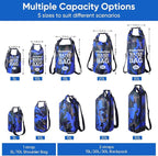 Waterproof Dry Bag 5L/10L/15L/20L/30L Roll Top Dry Storage Backpack - Image 3