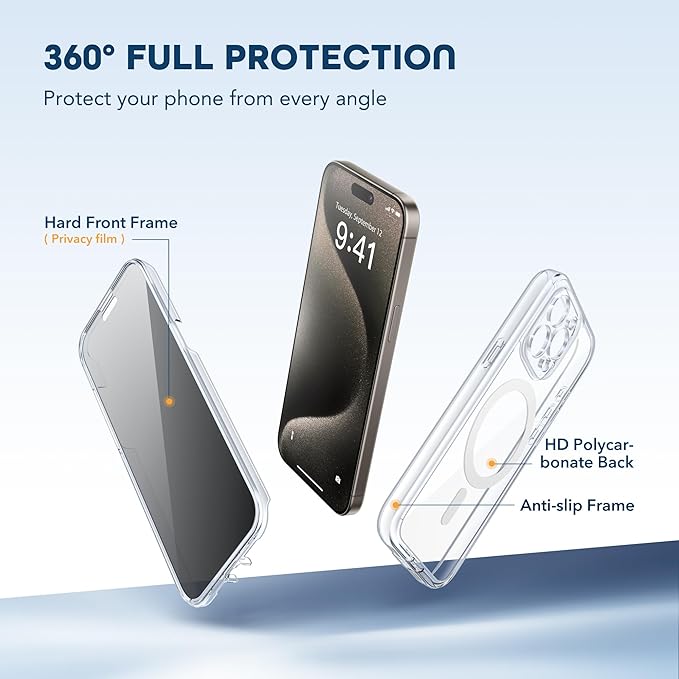 TIESZEN for iPhone 15 Pro Case, Compatible - Image 4