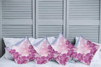Ambesonne Floral Throw Pillow Cushion Case Pack of 4, Exotic Orchid Flowers - Image 2