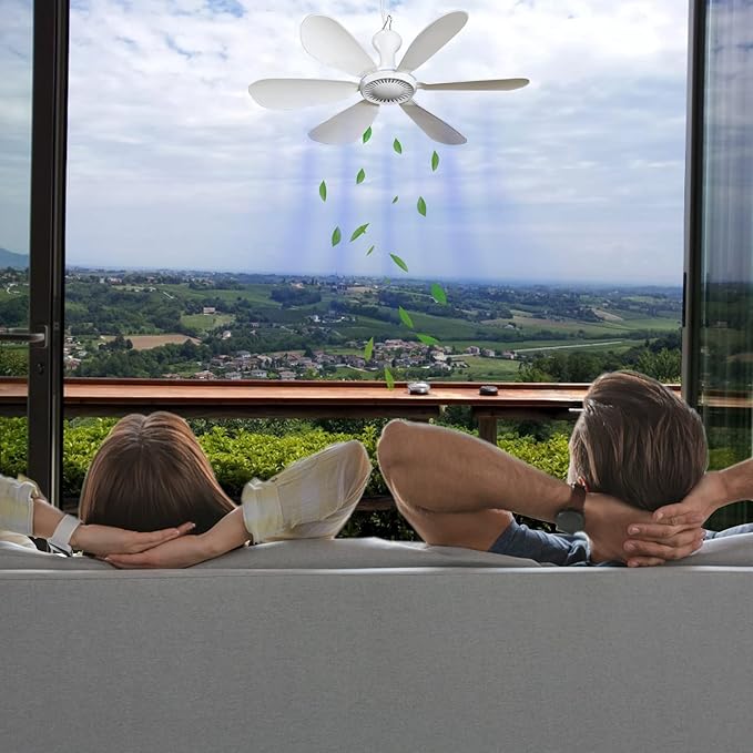USB Powered Ceiling Fan Portable Canopy Fan - Image 2
