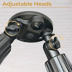LED Black 2-Light Bullet Flood Light- 3000K Adjustable Dual Head Hardwired - Image 5