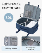 ECOHUB Travel Backpack for Men, Laptop Carry on Backpack - Image 4