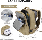 WONHOX Large Travel Backpack Carry on Flight Approved Laptop Work Business - Image 2