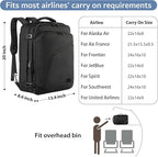 MATEIN 45L Travel Backpack, Large Carry on Backpack - Image 2