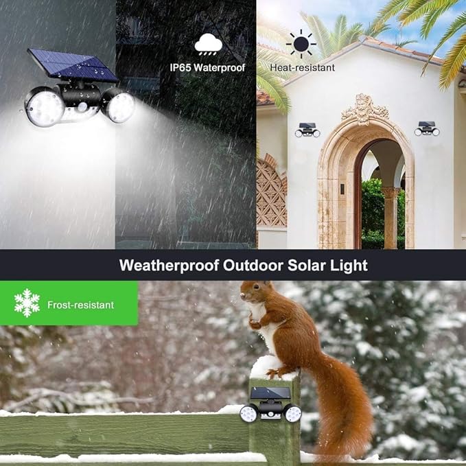 Solar Lights Outdoor, Motion Sensor Security Lights Solar Wall Lights - Image 4