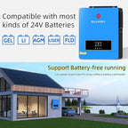 SUMRY Solar Inverter Charger, 3600W DC 24V to AC 110V Hybrid Voltage Converter - Image 4