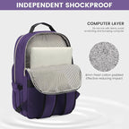 LOVEVOOK Laptop Backpack for Women 15.6 inch, Cute Women Travel Backpack Purse - Image 3