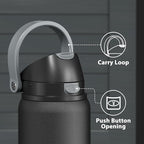 32 oz Insulated Water Bottle for Sports: Meoky Stainless Steel Water Bottle - Image 6