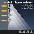 Onforu 120W 12000LM Dusk to Dawn Outdoor Lighting, 5 Heads Flood Lights Outdoor - Image 7
