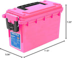 Sheffield 12631 Ammo Storage Box, Stackable .30 Cal Field Boxes, Water and Dust - Image 10
