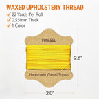 Upholstery Repair Kit: Waxed Sewing Thread & Heavy Duty Needles - Image 3
