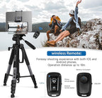 75" Camera Tripod, Heavy Duty Aluminum Camera Stand - Image 6