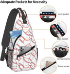 Sling Backpack For Men Hiking Daypack Crossbody Shoulder Bag Travel Chest Pack - Image 7