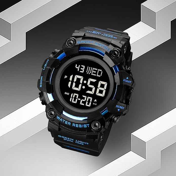 FANMIS Mens Military Multifunction Digital LED Watch Electronic Waterproof - Image 4