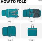 45L Lightweight Packable Backpack – Durable Foldable Daypack - Image 5