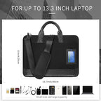 Simpolor 13.3’’ Laptop Case Sleeve, Electronic Organizer Waterproof Laptop Bag - Image 2