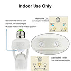 2pcs Motion Activated Light Sockets, E26/E27 Screw in Add on/Off Motion Sensor - Image 3