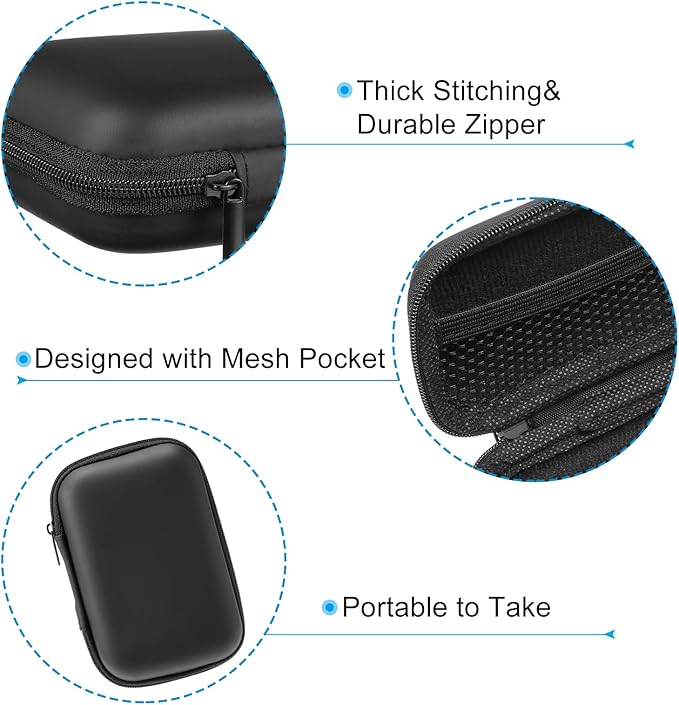 PATIKIL 4.33x3.15 Electronic Organizer Case, Charger Cord - Image 4