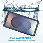 Lanhiem for Samsung Galaxy S25 Ultra Case, IP68 Waterproof Dustproof, Built-in - Image 2