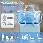 Weekender Duffel Bags for Women， Travel Totes Bag for Airplane Essentials - Image 2
