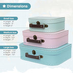 Jewelkeeper Paperboard Suitcases - Image 3