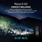 OLIGHT Perun 3 Mini Premium Headlamp 1250 Lumens - Image 2