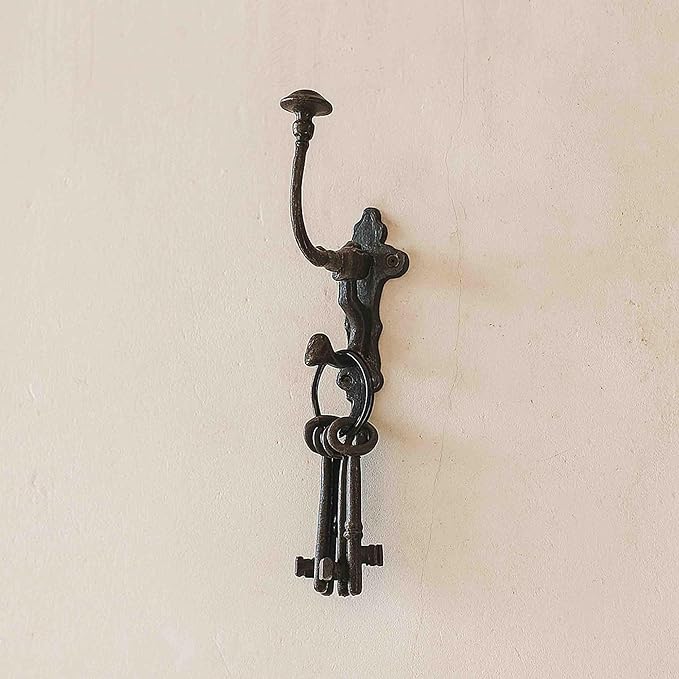Mystic Colonial Rustic Cast Iron Wall Hooks – Heavy Duty Vintage Utility Hooks - Image 7