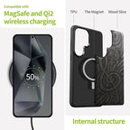 Carveit Magnetic Wooden Case for Samsung Galaxy S26 Ultra Case 2026, TPU - Image 4