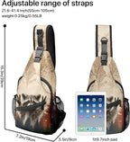 FyLybois Raccoon Sling Bag for Women Lightweight Crossbody Backpack Casual - Image 5