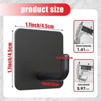 Emergency Fire Blanket Wall Hooks，Waterproof Stainless Steel Adhesive Hooks - Image 2