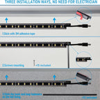 TORCHSTAR LED Safe Lighting Kit, 12 Inch Linkable Light Bars + Motion Sensor + - Image 5