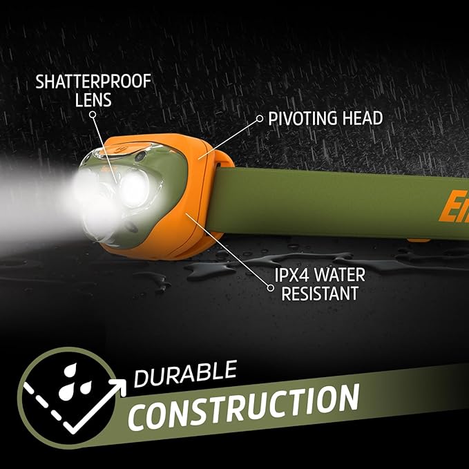 Energizer LED Headlamp PRO, IPX4 Water Resistant Headlamps, High-Performance - Image 7